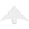 Ekena Millwork Davenport Architectural Grade PVC Gable Bracket, 36"W x 19 1/2"H x 2"D x 6"F, 13/12 Pitch GBP036X20X0206DAV00 - alternate 3